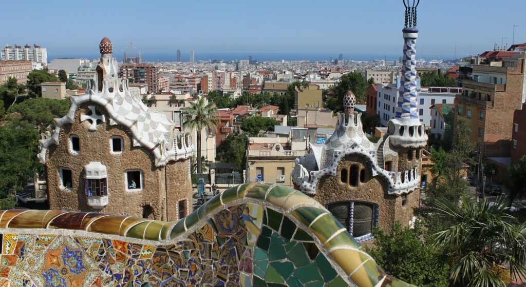 Barcelona, parc guell, gaudí, barcelona