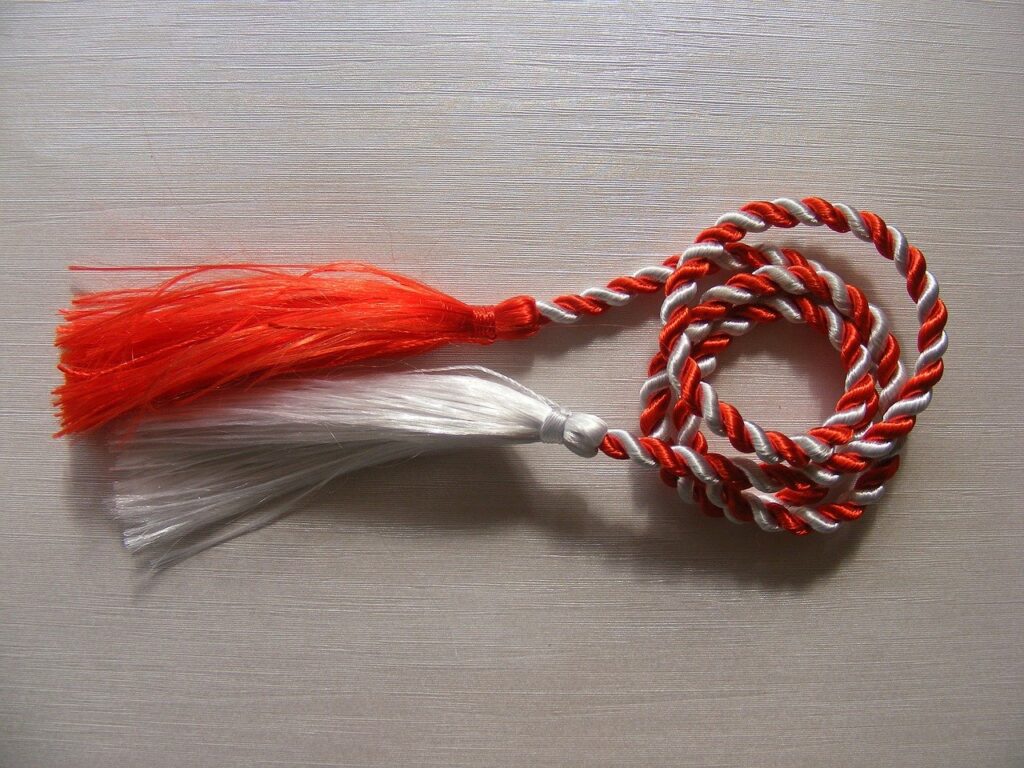 martisor, red, rope, 1 martie