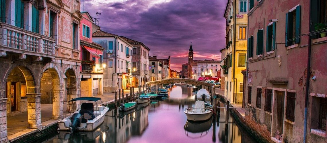 canal, venice, italy, Venezia